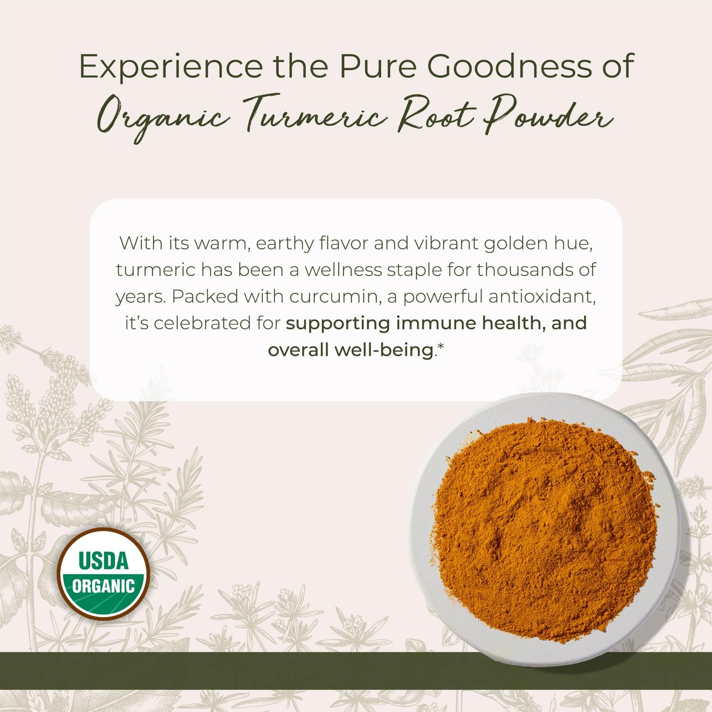 Starwest Organic Ground Turmeric Powder - 1 lb, Kosher, Non-GMO