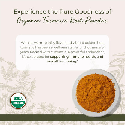 Starwest Organic Ground Turmeric Powder - 1 lb, Kosher, Non-GMO
