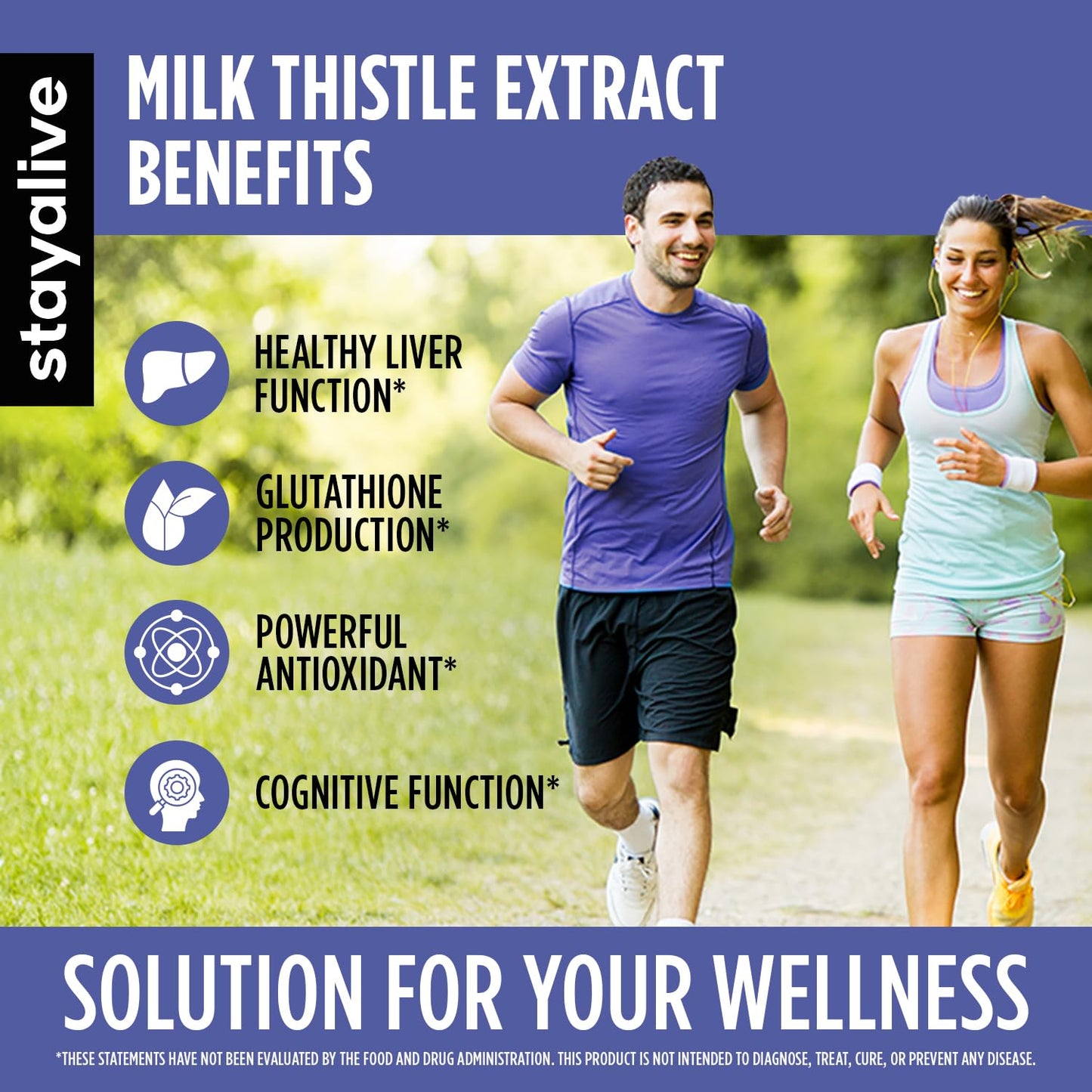 Milk Thistle with Dandelion & Artichoke - 80% Silymarin, 120 Capsules