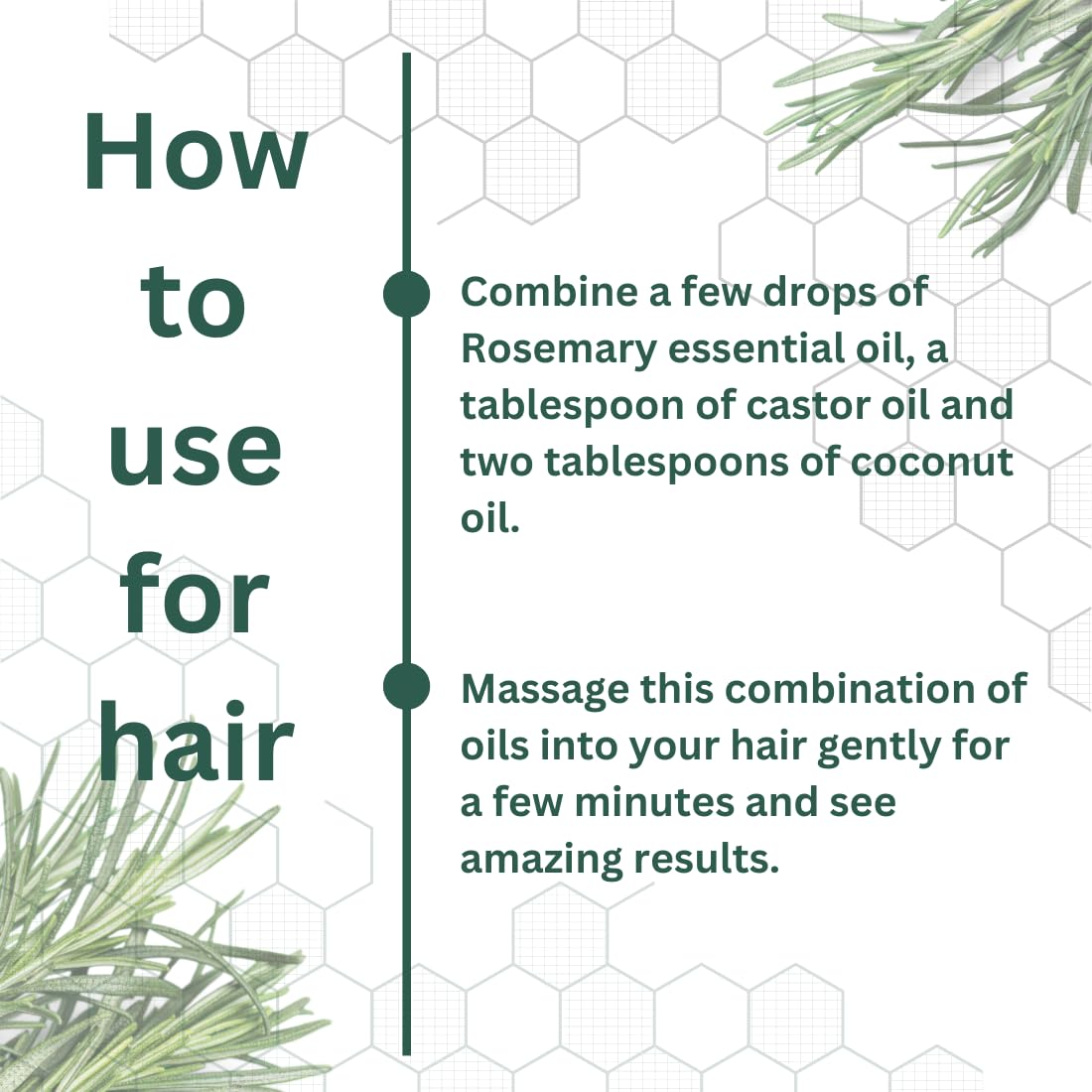 Deve Herbes Pure Rosemary Essential Oil (Rosmarinus officinalis) Steam Distilled 100ml (3.38 oz)