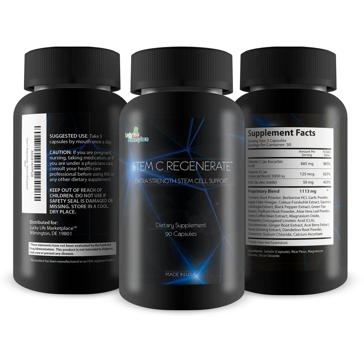 Stem C Regenerate - Natural Stem Cell Support & Anti-Inflammatory Boost BritishVita | Premium UK Vitamins & Wellness Supplements