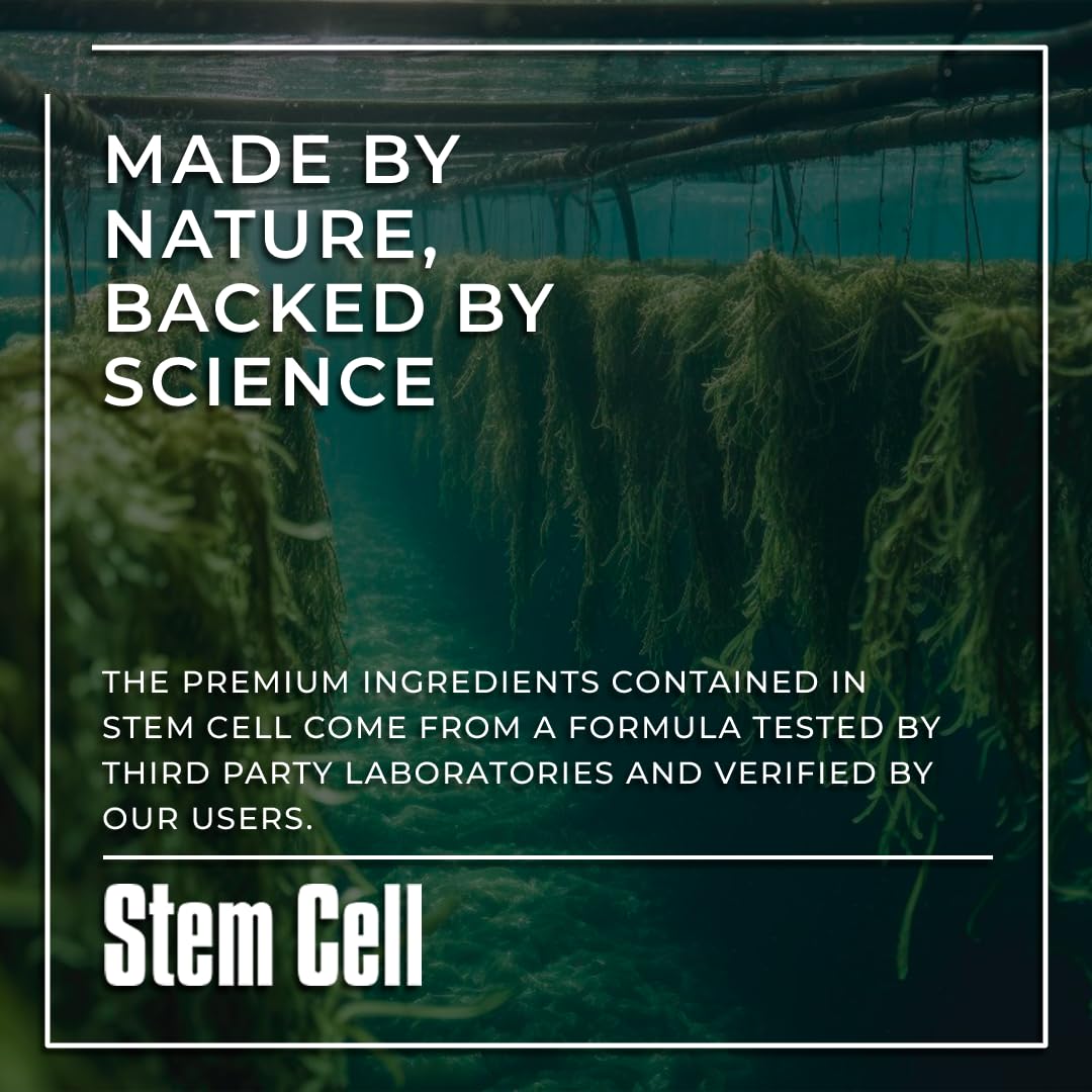 Premium Stem Cell Supplements 1,000mg (360 Caps) – Immunity, Joint Support & Anti-Aging | Spirulina & Chlorella