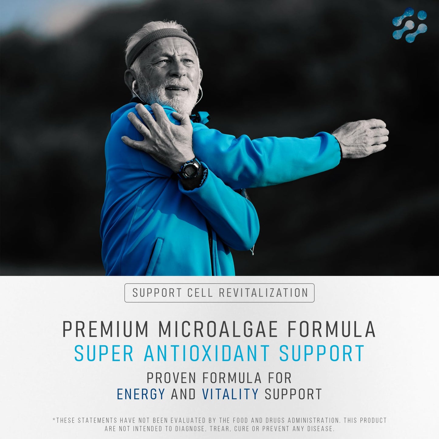 Stem Cell Supplements 500mg – Anti-Aging & Longevity (60 Caps) with Spirulina & Chlorella | Celulas Madre