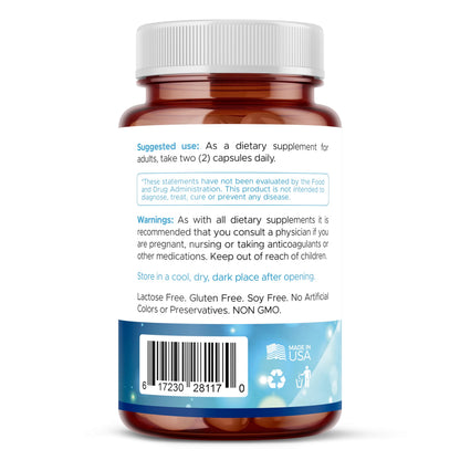 Stem Cell Supplements 500mg – Anti-Aging & Longevity (60 Caps) with Spirulina & Chlorella | Celulas Madre
