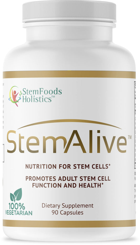 StemAlive - Promotes Stem Cell Nutrition, Function & Health, 90 Capsules, from 100% Natural Sources BritishVita | Premium UK Vitamins & Wellness Supplements