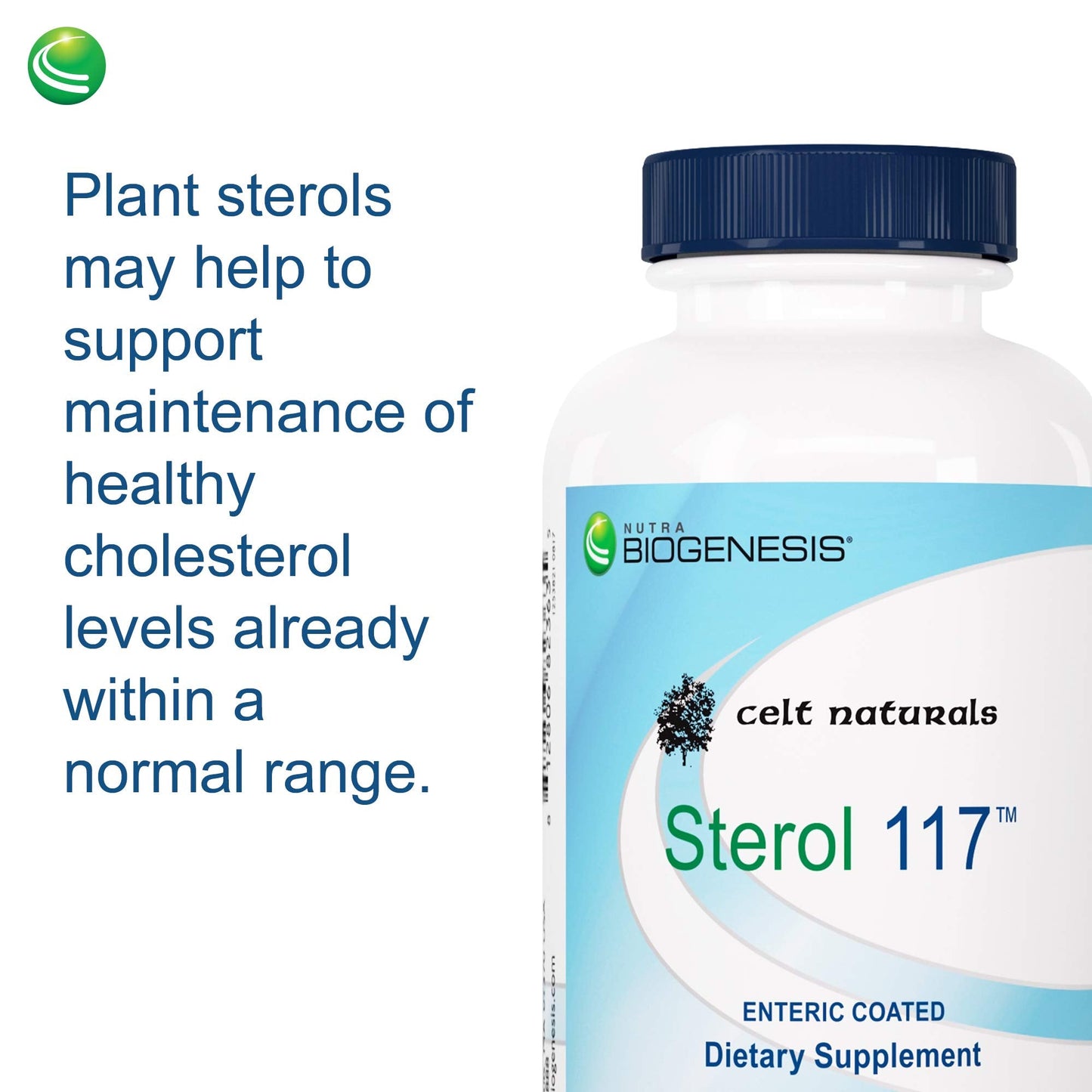 Nutra BioGenesis Sterol 117 | Plant Sterol Supplement | 60 Vegetarian Capsules