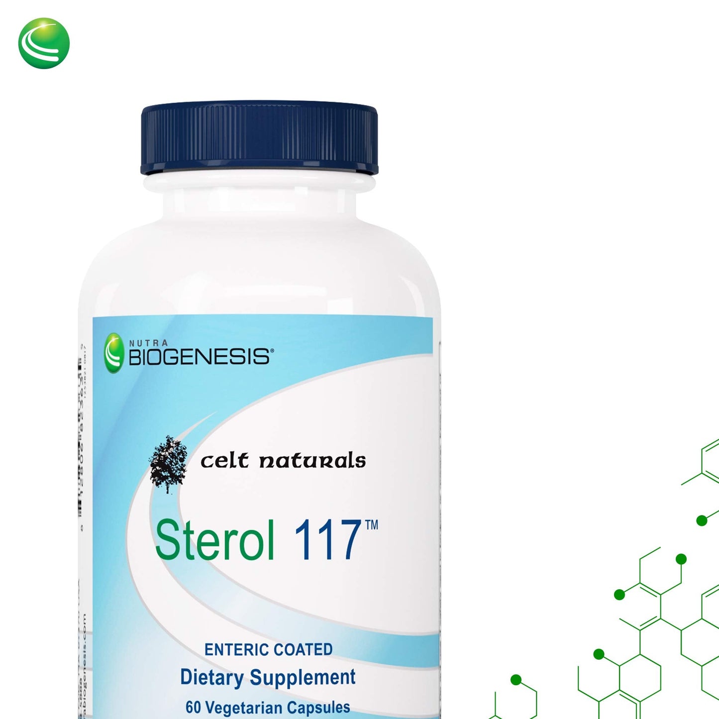 Nutra BioGenesis Sterol 117 | Plant Sterol Supplement | 60 Vegetarian Capsules