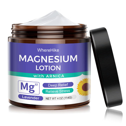 Stilip Magnesium Lotion with Arnica – Sleep, Pain Relief & Muscle Relaxation | Lavender