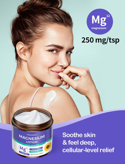 Stilip Magnesium Lotion with Arnica – Sleep, Pain Relief & Muscle Relaxation | Lavender