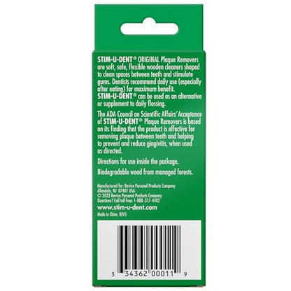 Stim-U-Dent Mint Dental Picks – 200 Interdental Wooden Picks (8x25)