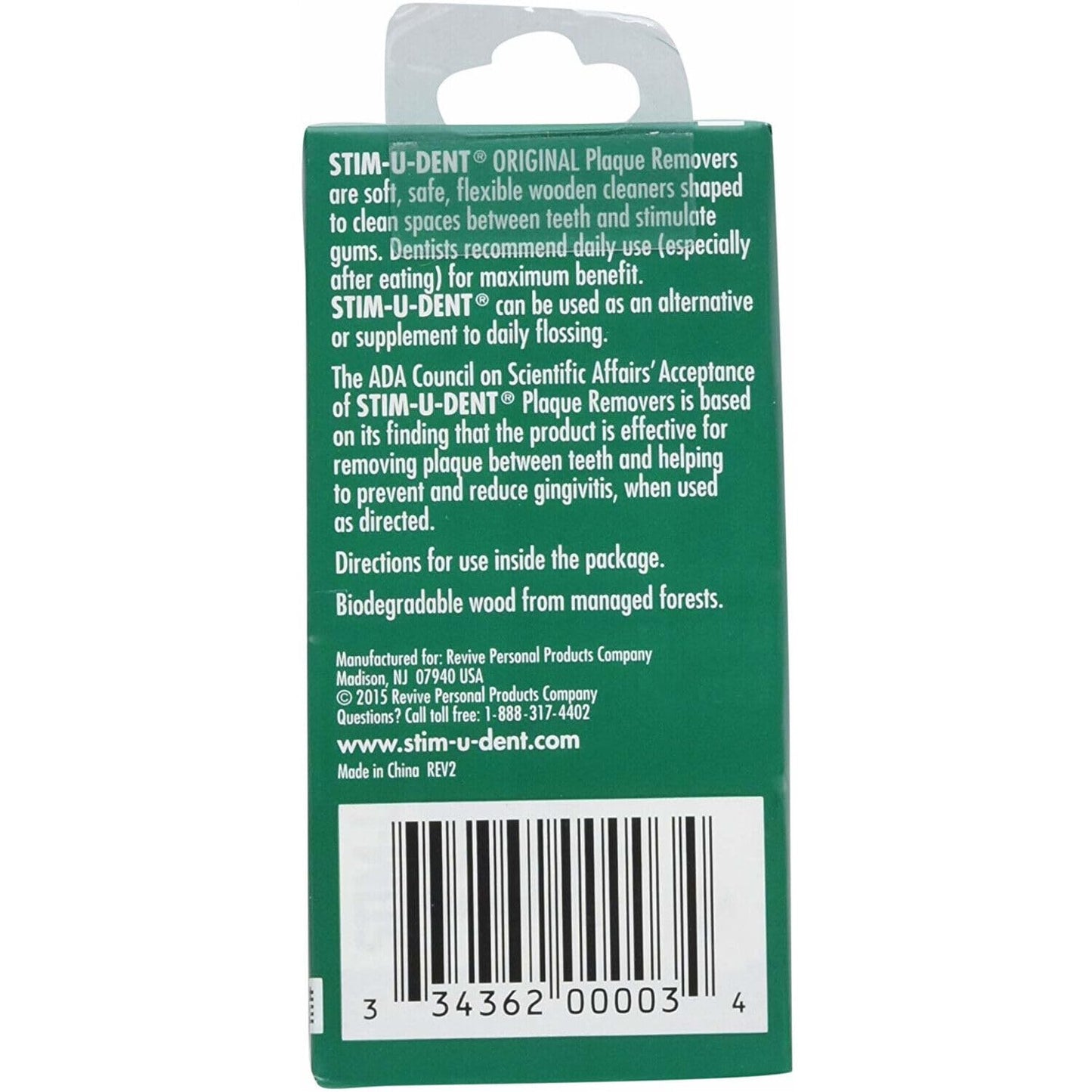 Stim-U-Dent Plaque Removers (Pack of 5) - Minty Dental Picks