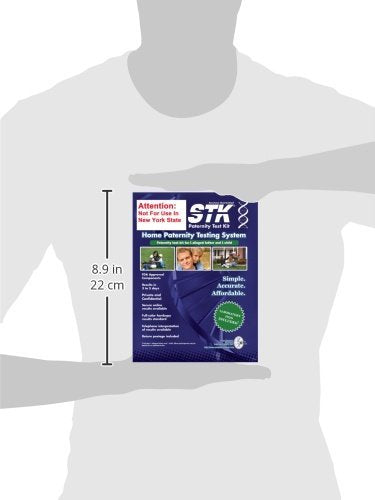 STK Paternity Test Kit – All Lab Fees Included, Free Return Mailer, 99.999% Accurate (2-Person)