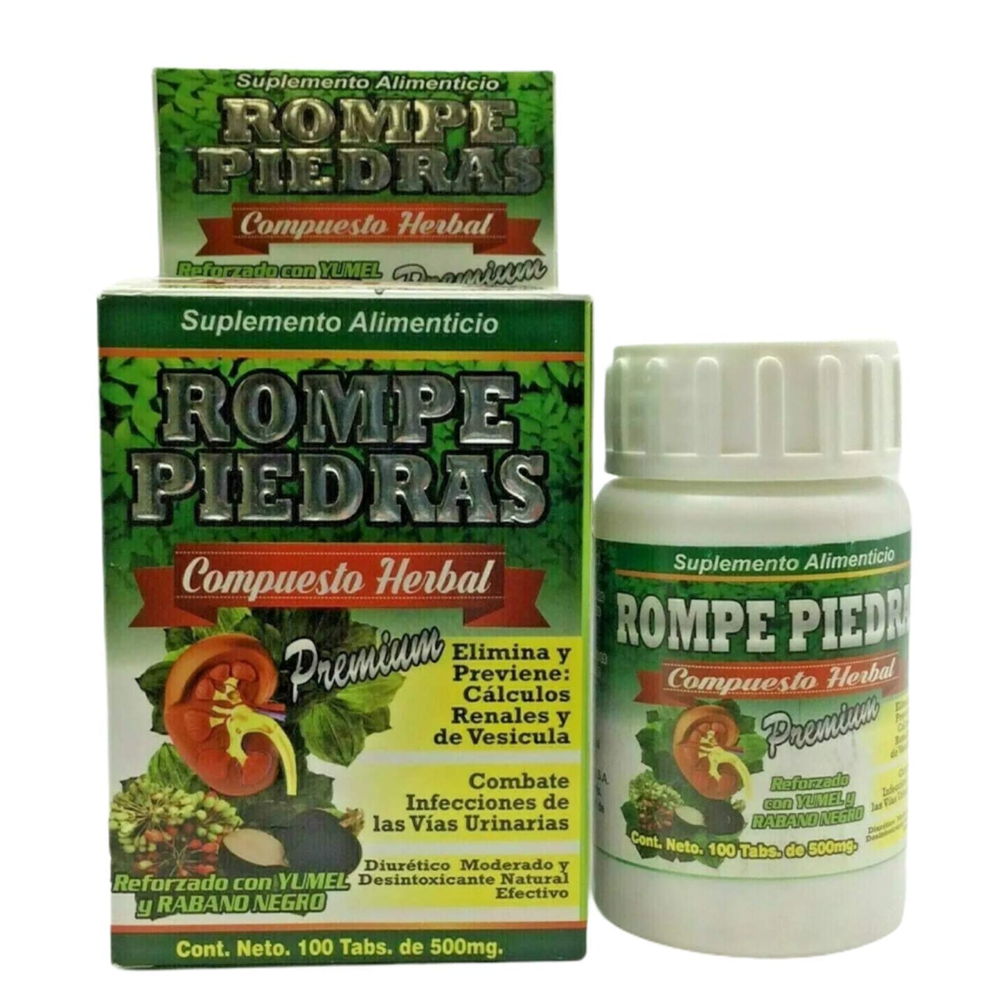 Stone Breaker Fortified with Yumel and Black Radish (Black Radish) – Net Content: 100 Tablets