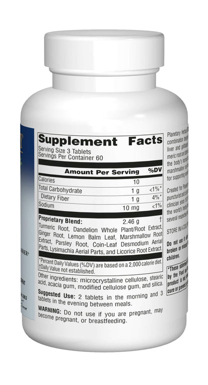 Planetary Herbals Stone Free 820 mg - Herbal Kidney & Gallbladder Support (180 Tablets)