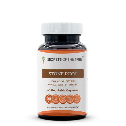 Secrets of the Tribe Stone Root 60 Capsules – 1000 mg, Responsibly Farmed