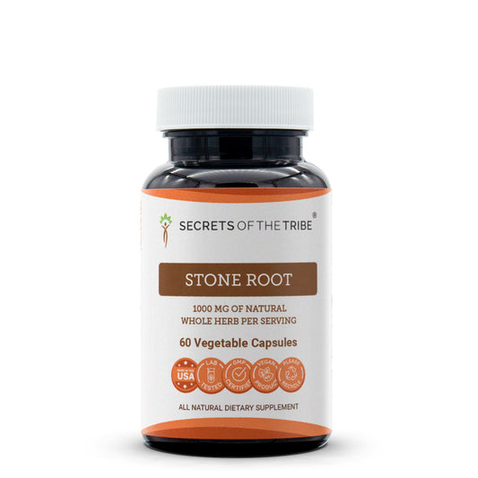 Secrets of the Tribe Stone Root 60 Capsules – 1000 mg, Responsibly Farmed BritishVita | Premium UK Vitamins & Wellness Supplements