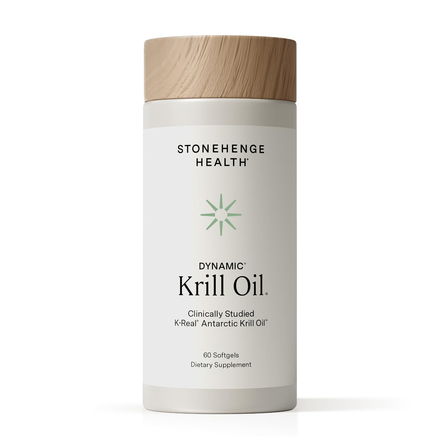 Stonehenge Health Dynamic Krill Oil 1600mg – Triple Strength Antarctic Omega-3 with EPA, DHA, Phospholipids & 2mg Astaxanthin – 60 Softgels