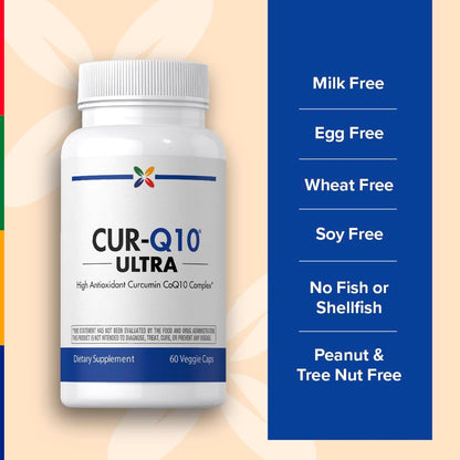 Stop Aging Now CoQ10 200mg – 60 Capsules | Antioxidant Curcumin Complex