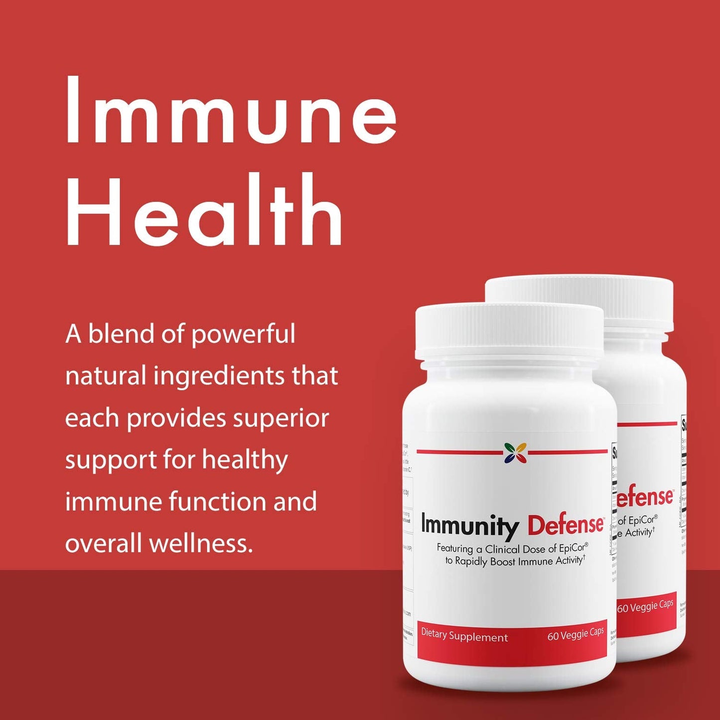 Stop Aging Now Immunity Defense with EpiCor – Immune Support Supplement (60 Vcaps)