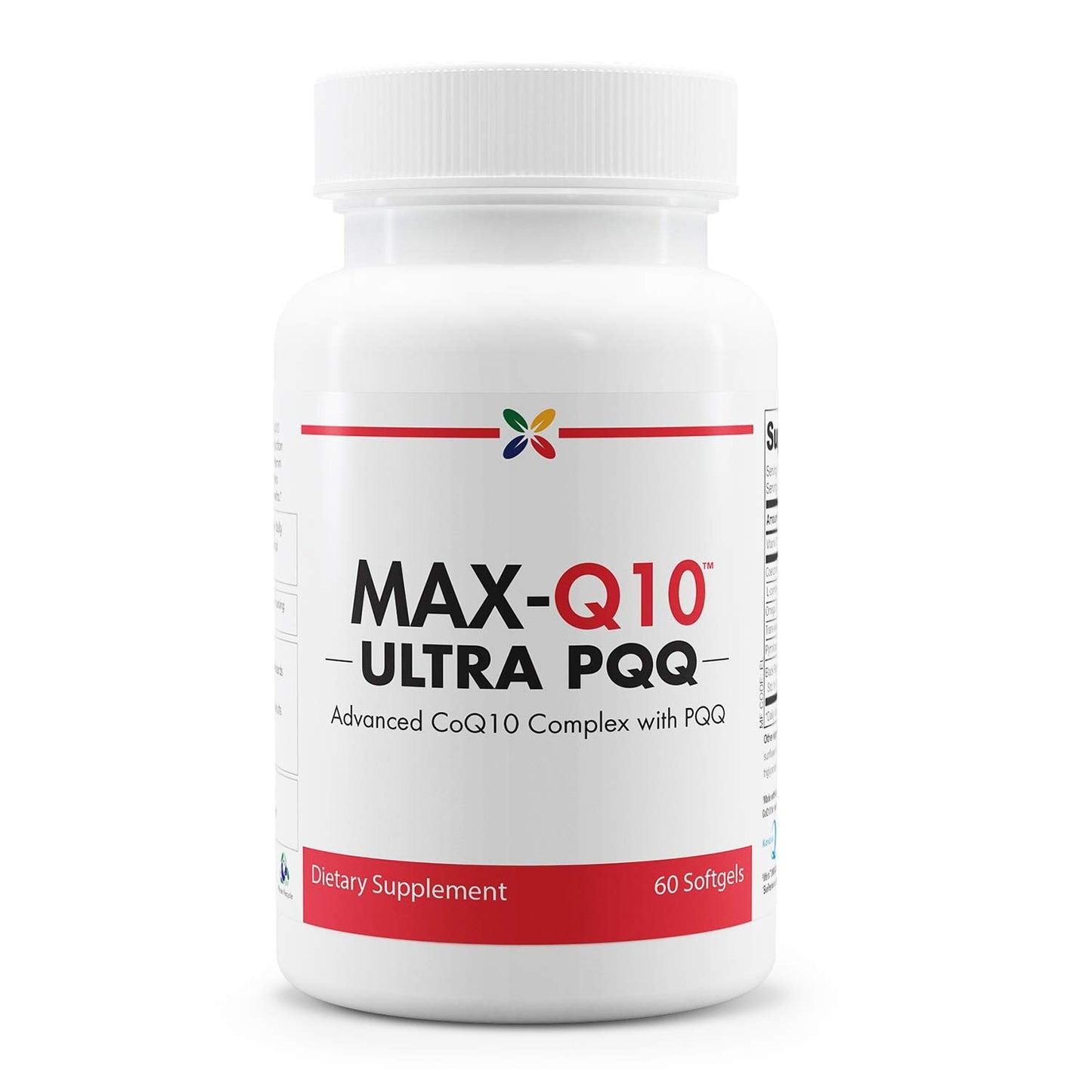 Stop Aging Now MAX-Q10 ULTRA CoQ10 with BioPQQ – 60 Softgels