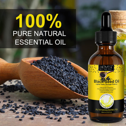 Black Seed Oil Organic Cold Pressed - 2% Thymoquinone | Turkish Nigella Sativa 60ml