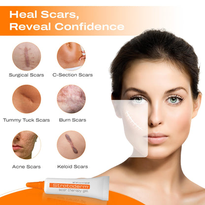 Strataderm Professional Scar Therapy Gel | Old & New Scar Care | 5g Tube