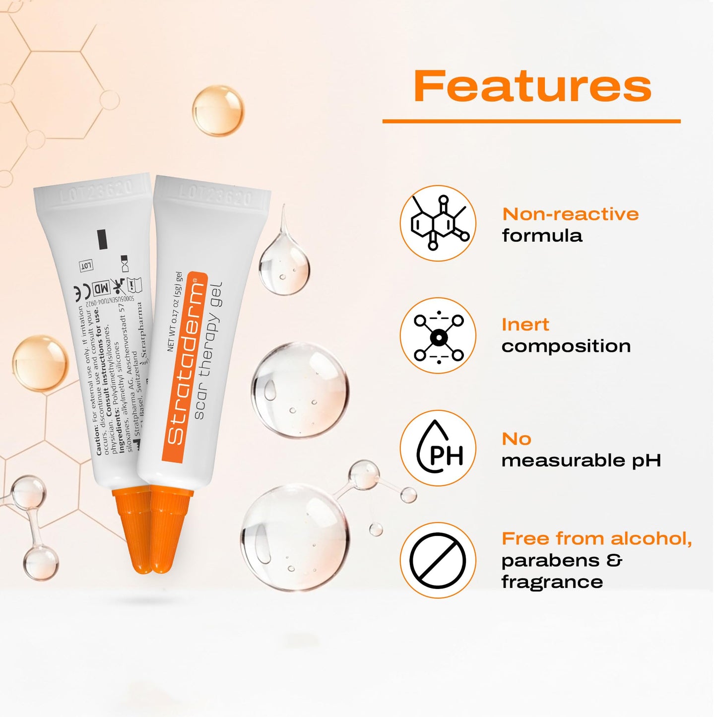 Strataderm Professional Scar Therapy Gel | Old & New Scar Care | 5g Tube