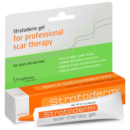 Strataderm Professional Scar Gel | For Old & New Scars, Reduces Redness & Itch