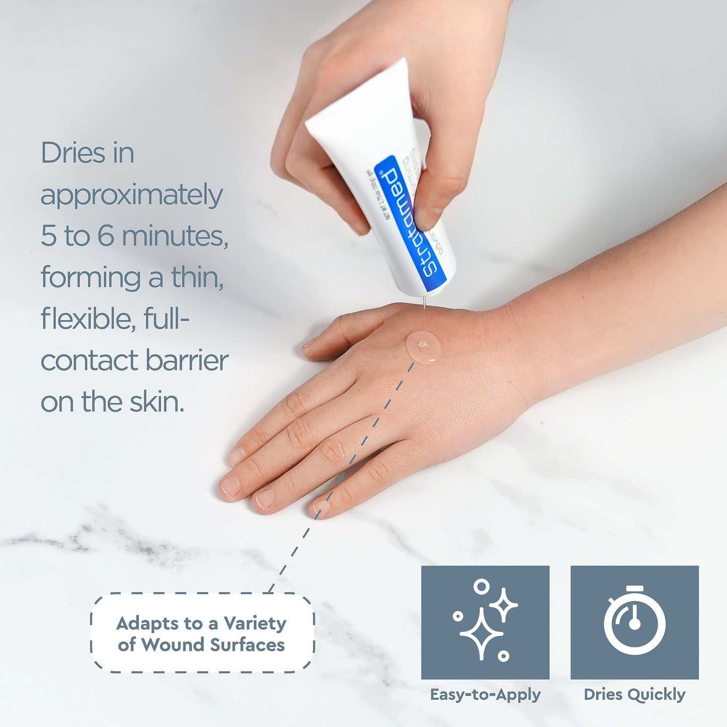 Stratamed Advanced Film-Forming Wound Dressing | Flexible Protective Layer 10g