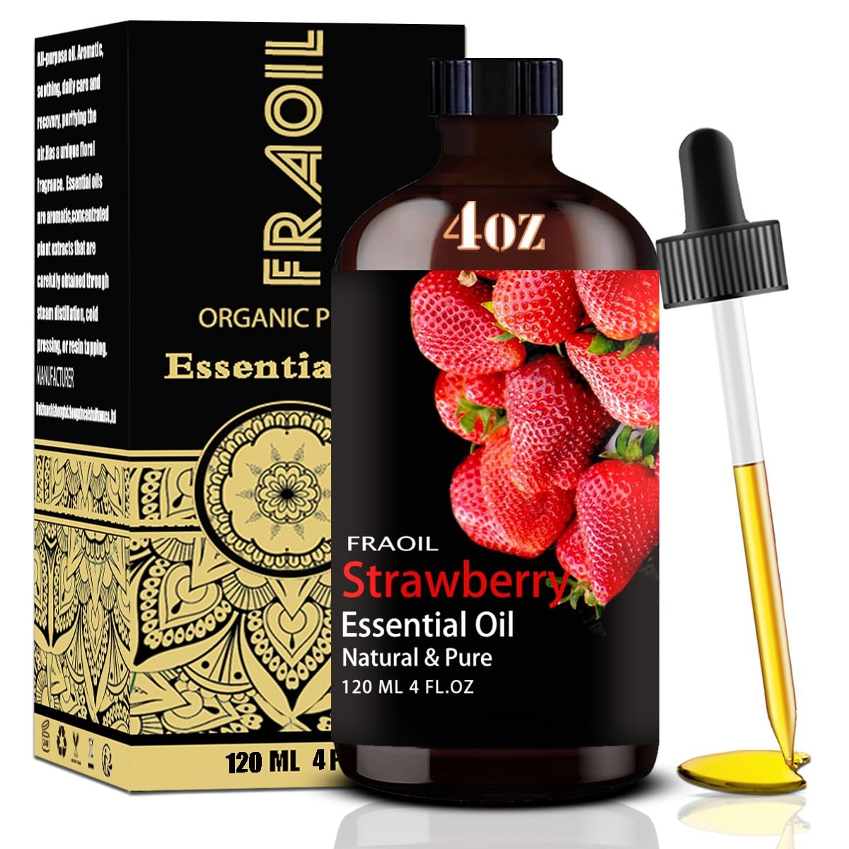 Strawberry Essential Oil 4 oz (120 ml) – Diffuser, DIY & Aromatherapy