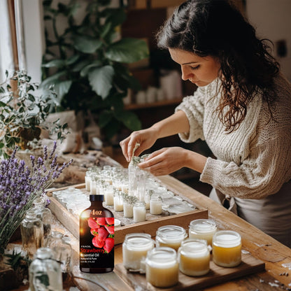 Strawberry Essential Oil 4 oz (120 ml) – Diffuser, DIY & Aromatherapy