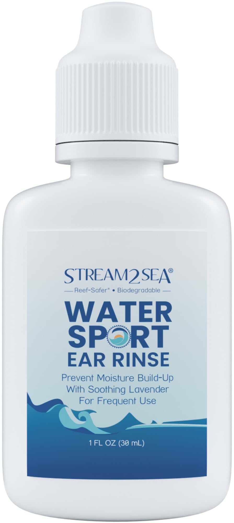 Stream2Sea Water Sport Ear Rinse (3 Pack) – Biodegradable Ear Drops with Oregano & Lavender Oils
