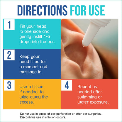 Stream2Sea Water Sport Ear Rinse (3 Pack) – Biodegradable Ear Drops with Oregano & Lavender Oils