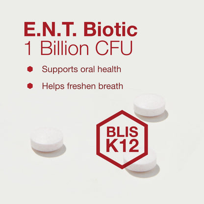 PROTOCOL FOR LIFE BALANCE E.N.T. Biotic Probiotic Lozenge – 1B CFU, Oral & Throat Health, 60 Lozenges