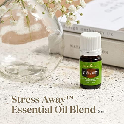 Young Living Stress Away Essential Oil Blend - 100% Pure, Vanilla-Lime Aroma, 5ml (Diffuser & Topical Use)