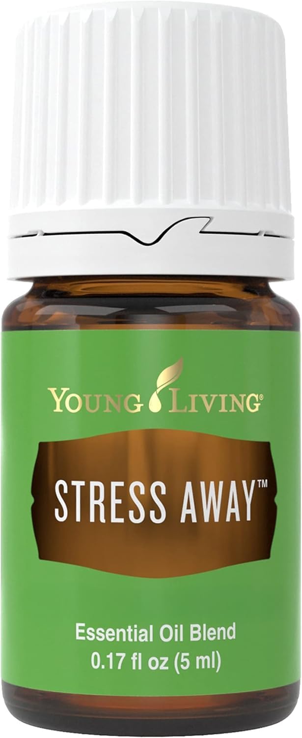 Young Living Stress Away Essential Oil Blend - 100% Pure, Vanilla-Lime Aroma, 5ml (Diffuser & Topical Use)