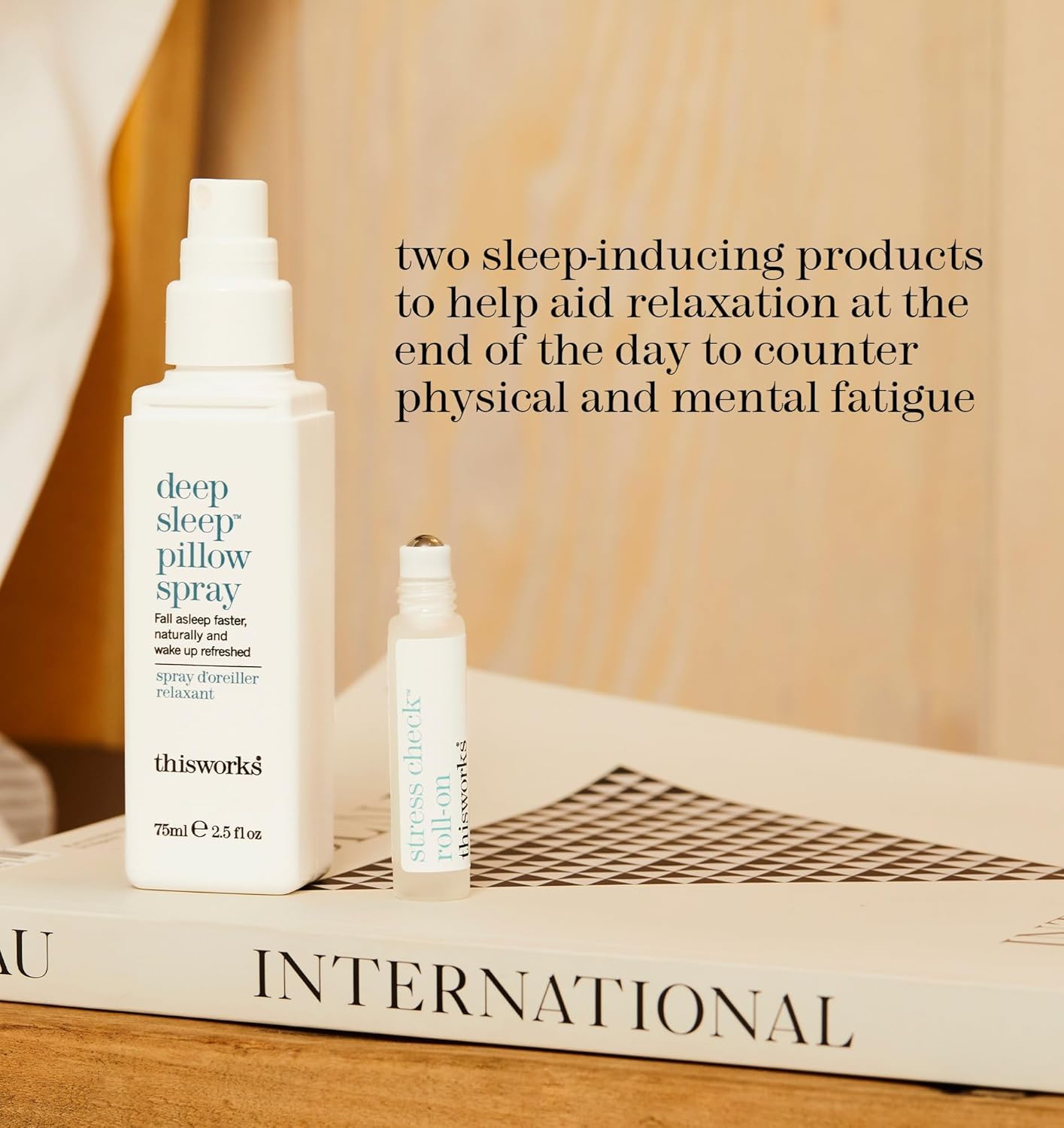 This Works Deep Sleep Pillow Talk Set – Lavender & Vetivert Duo