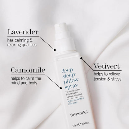 This Works Deep Sleep Pillow Talk Set – Lavender & Vetivert Duo