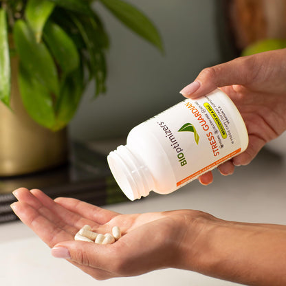 BIOptimizers Stress Guardian – Stress Relief Capsule for Rest & Sleep Support – 45 Capsules