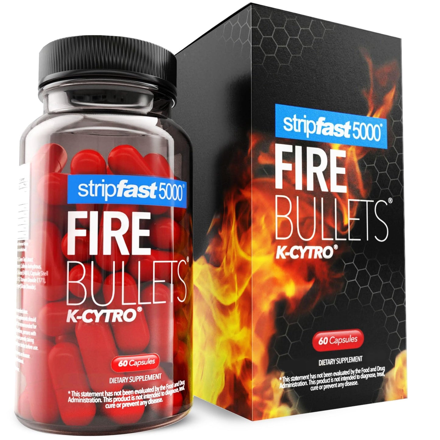 stripfast5000 Fire Bullets with K-CYTRO for Women and Men | Pre-Workout Energy
