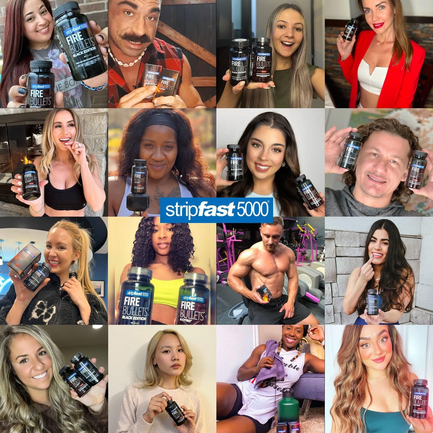 Stripfast5000 Night Bullet Capsules for Women and Men – 60 Count