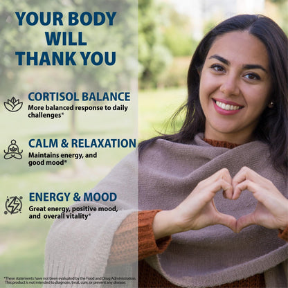 StrongVit Cortisol Supplements for Women and Men with Magnesium, Ashwagandha & L-Theanine | Sleep Support, Stress Relief & Cortisol Management USA