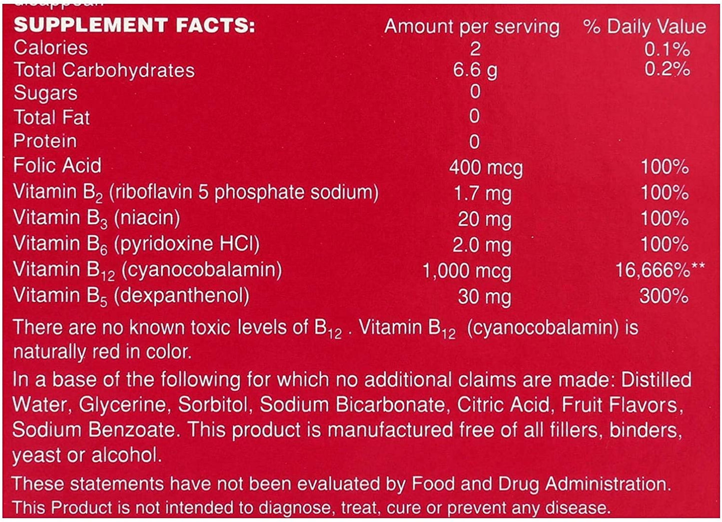 Sublingual B-Total Twin Pack - 2 fl oz | Berry Flavor, Caffeine-Free Vitamin B-12 Energy Drops