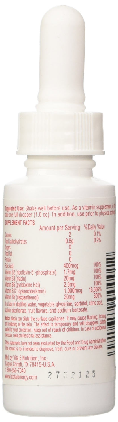 Sublingual B-Total Twin Pack Vitamin – 2 Fl Oz | Fast-Acting Liquid