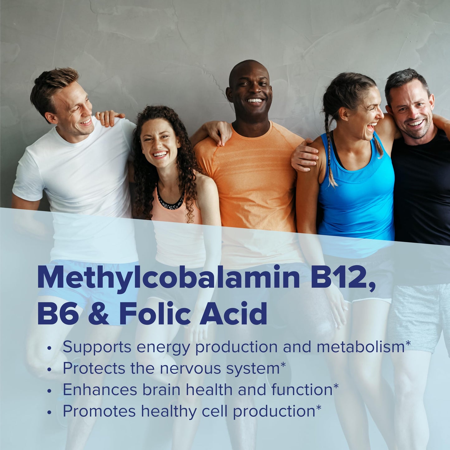 Superior Source No Shot B12 Methylcobalamin 5000 mcg + B6 & Folic Acid - Sublingual 60 Count
