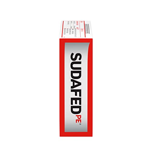 Sudafed PE Non-Drowsy Head Congestion + Pain Relief Caplets with Ibuprofen 200 mg & Phenylephrine HCl 10 mg – 20 ct