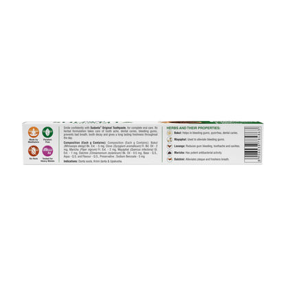 Sri Sri Tattva Sudanta Herbal Toothpaste – SLS Free & Fluoride Free (200 g Pack of 2)
