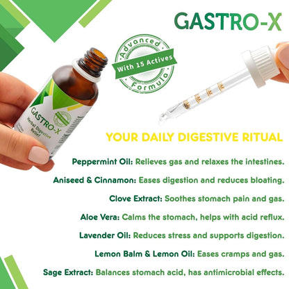 Nurse Harvey's Gastro-X – Herbal Stomach Care Drops (50ml) – Sugar-Free