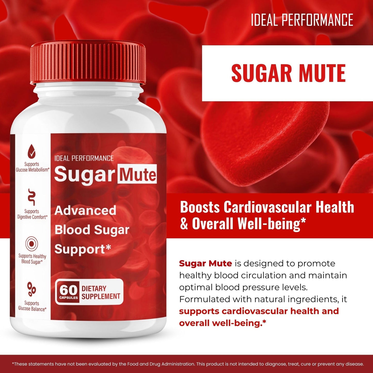 Sugar Mute Capsules – Official Blood Support Pills, Maximum Strength