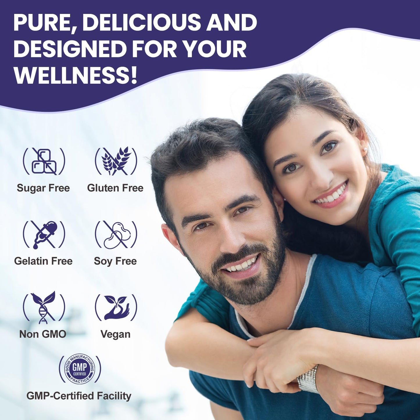 SugrGumi Berberine Gummies 1500mg – Vegan Sugar-Free Non-GMO | Immune & Metabolism Support | Raspberry